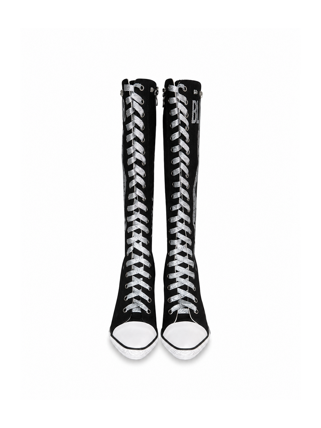 BB01-004 Armed Heels Boots - Ant Black