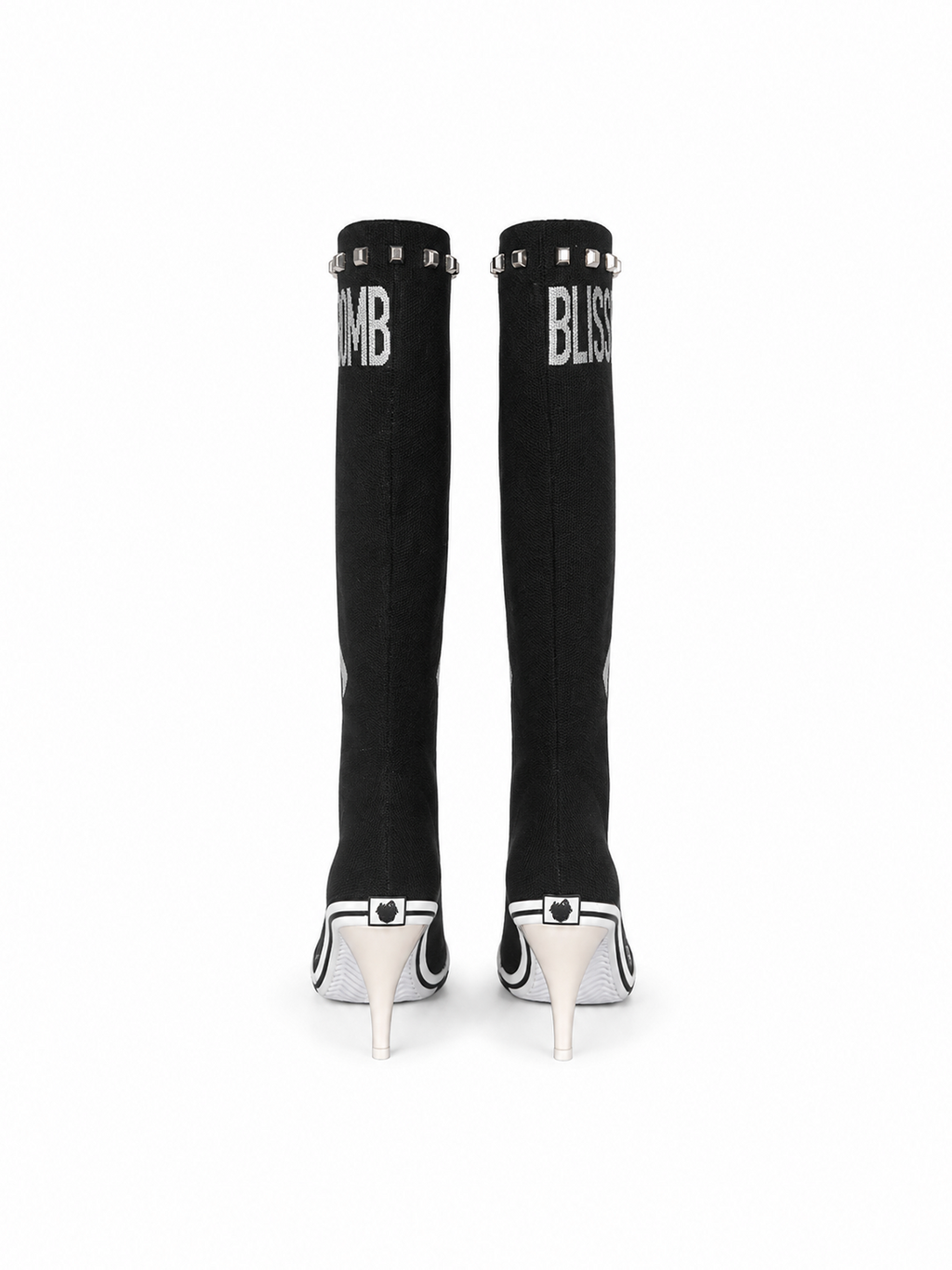 BB01-004 Armed Heels Boots - Ant Black