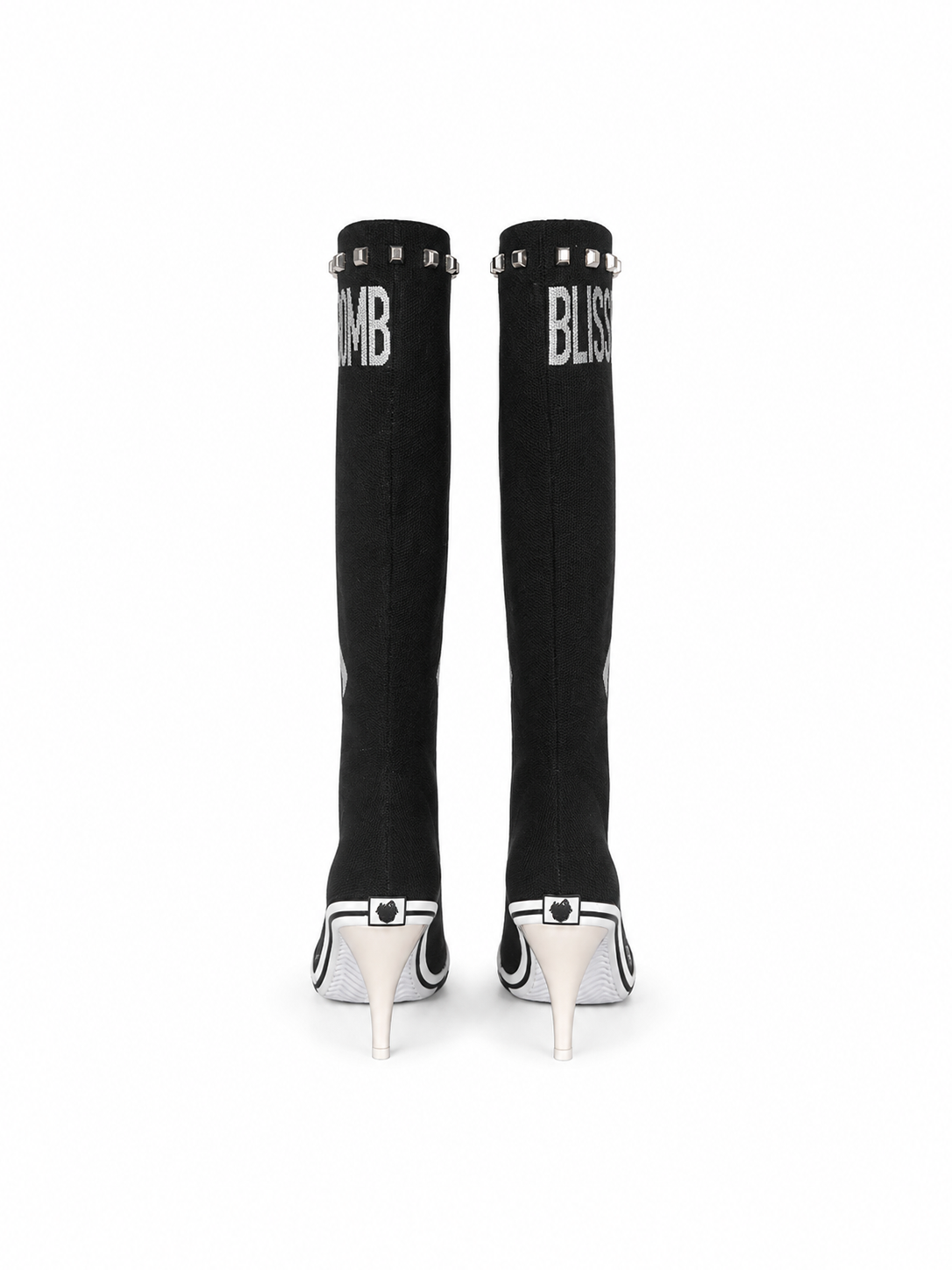 BB01-004 Armed Heels Boots - Ant Black