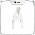 BB01-001 Armed Crop Hoodie - Mummy White