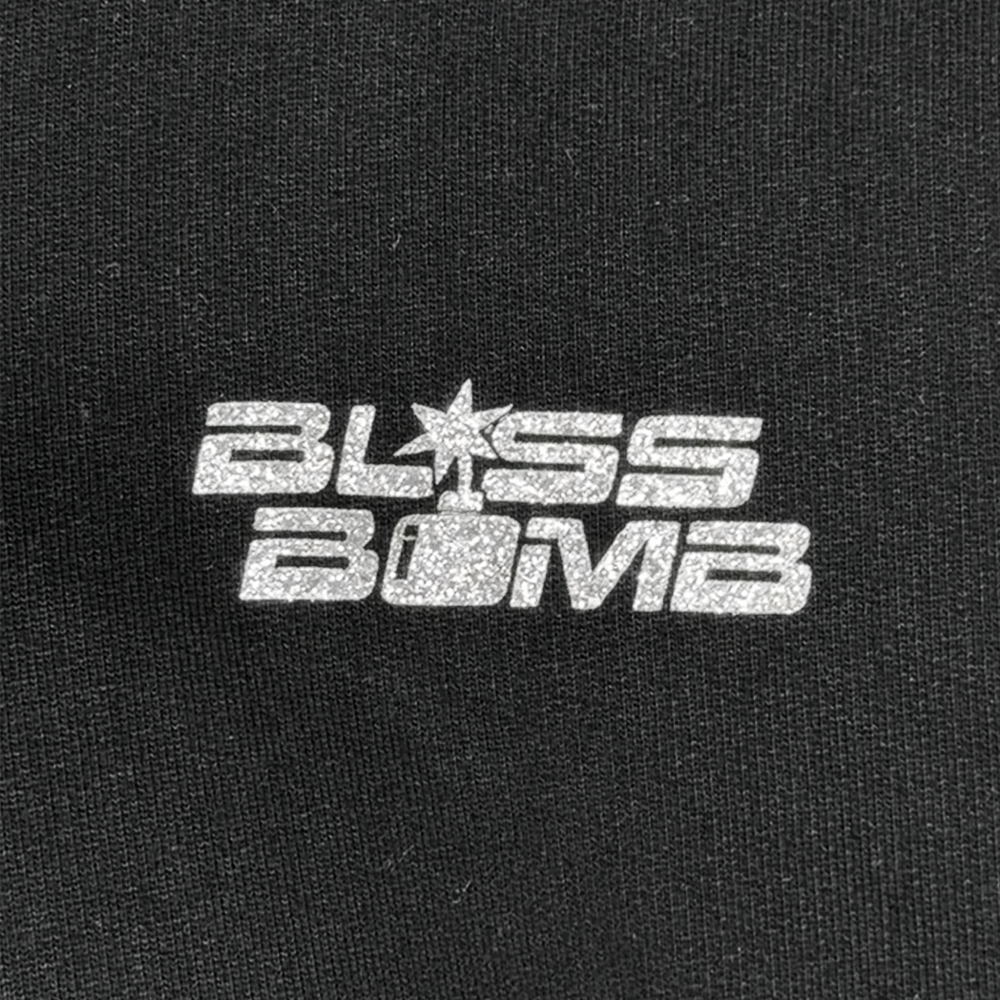 BB01-001 Armed Crop Hoodie - Ant Black