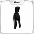 BB01-001 Armed Crop Hoodie - Ant Black