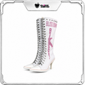 BB01-004 Armed Heels Boots - Mummy White